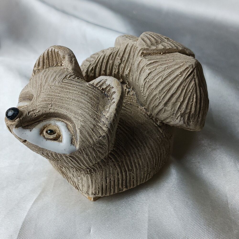 Vintage Artesania Rinconada Art Pottery Hand Crafted Clay Figurine-FOX